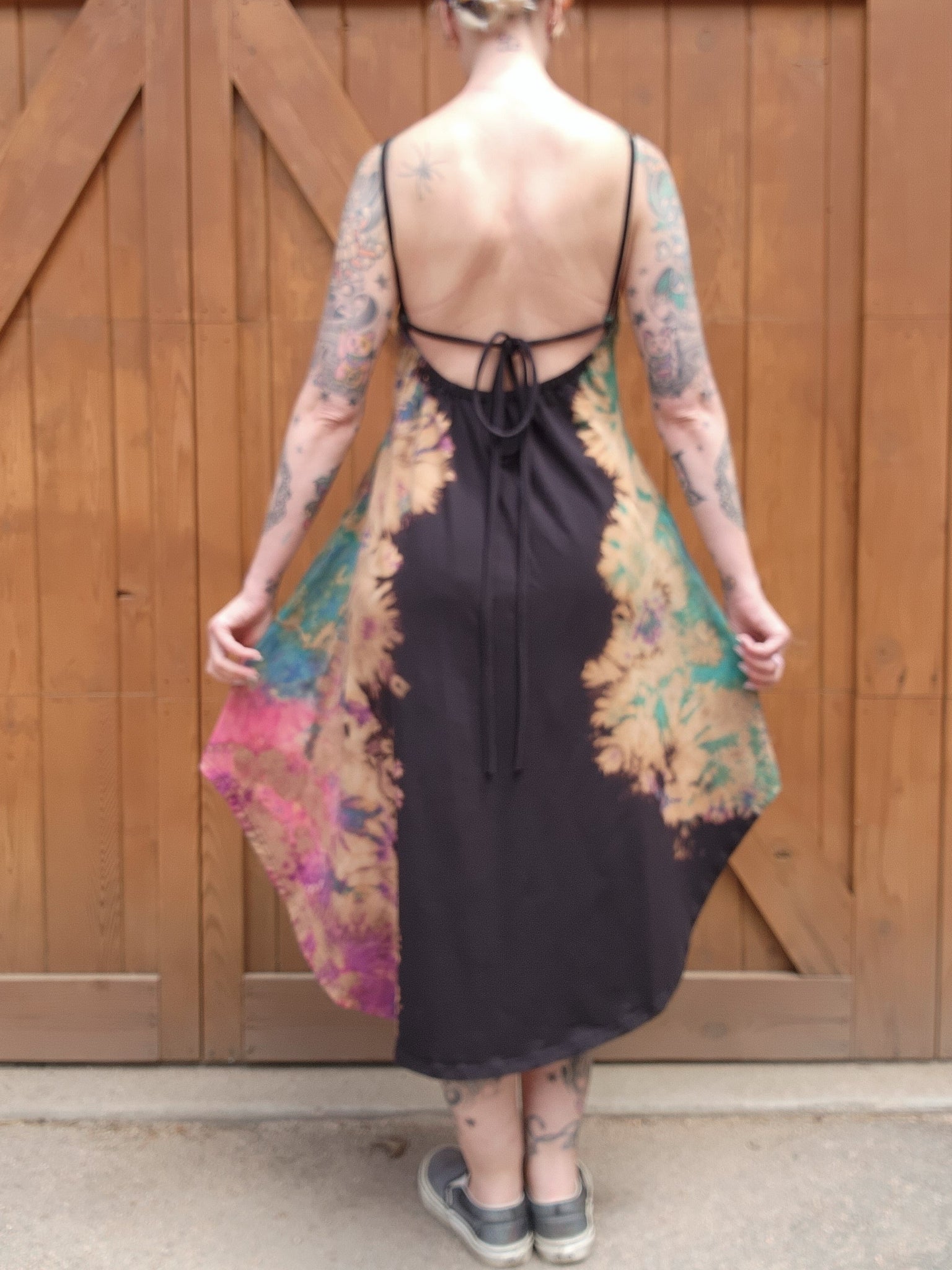 Galaxy High Low Dress - Black